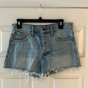 Madewell Relaxed Denim Shorts 25